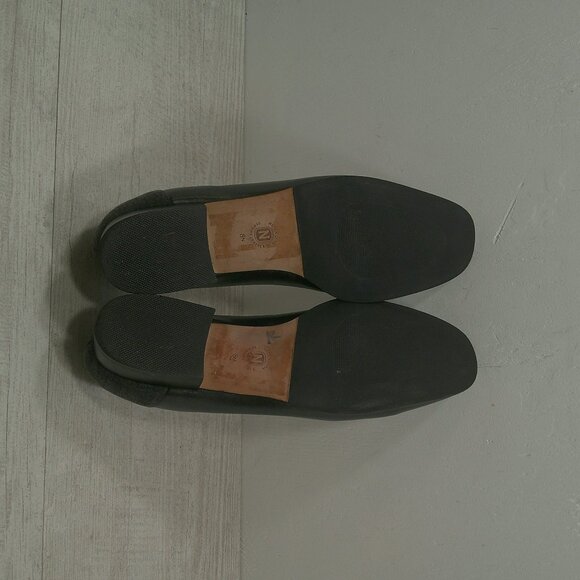 Nordstrom Classic Preppy Black Leather Casual Slip on Loafers Size 8 N | Narrow - Picture 9 of 9